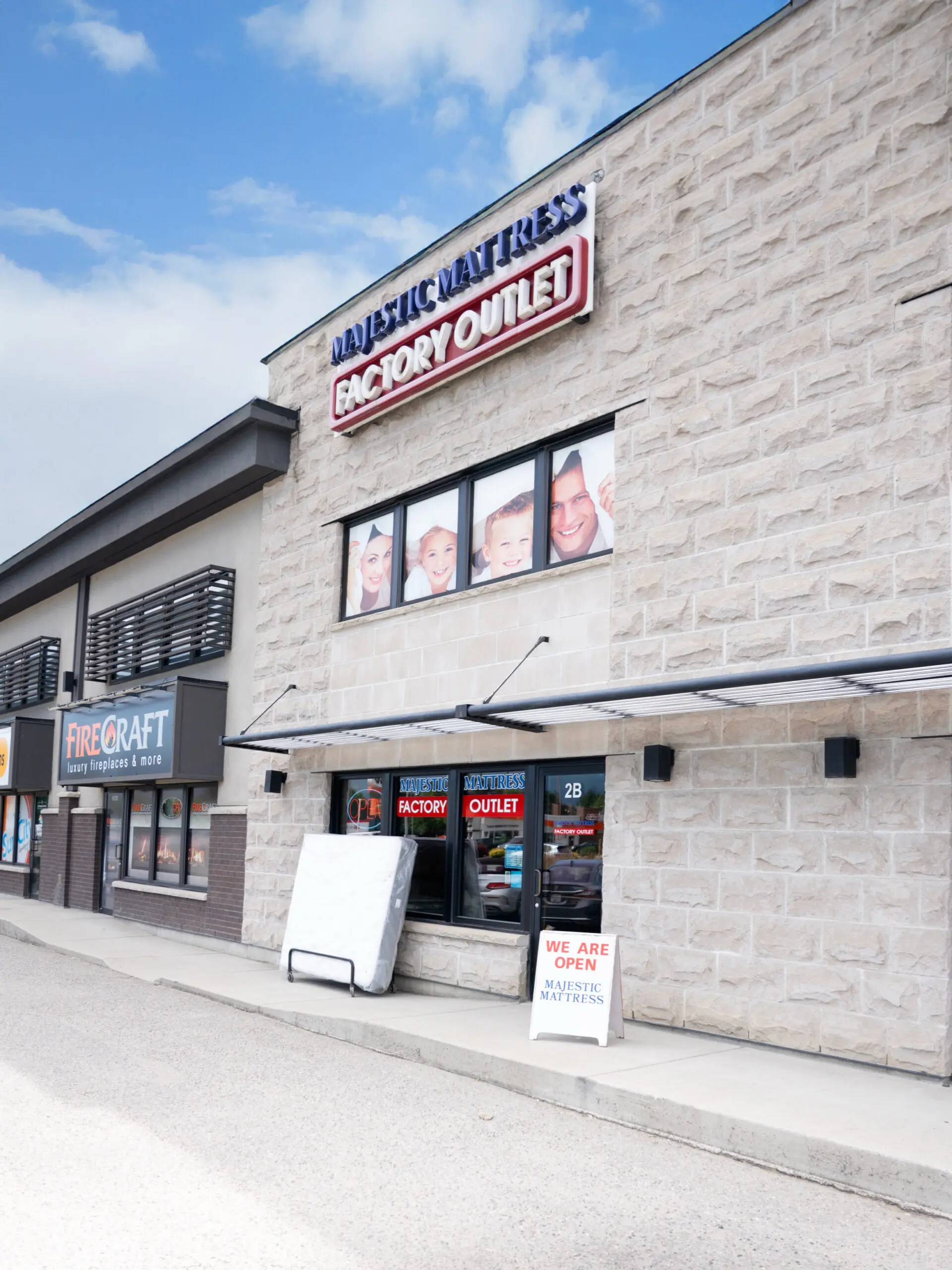 storefront of Kelowna Mattresses Store Majestic Mattress